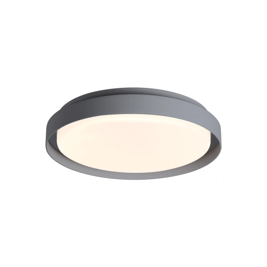 E327 OUTDOOR CEILING LED LIGHT 20W 3000K ALUMINIUM GRAPHITE IP65 Zambelis Lights