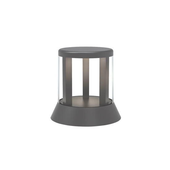 E337 OUTDOOR FLOOR LIGHT LED 8W 3000K ALUMINIUM GRAPHITE IP65 Zambelis Lights