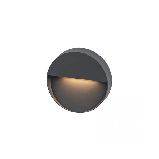 E242-G OUTDOOR SCONCE 7W SMD LED 3000K DARK GRAY IP65 Zambelis Lights