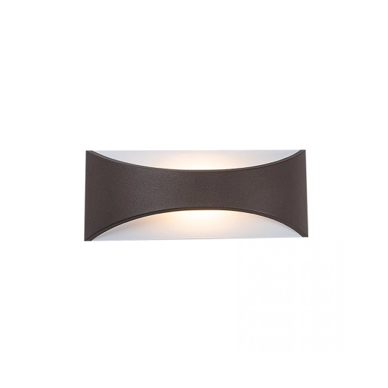 E266 OUTDOOR LED WALL LAMP 11W ALUMINIUM 3000K BROWN IP65 Zambelis Lights