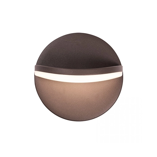 E267 LED WALL LAMP 16W ALUMINIUM 3000K BROWN IP65 Zambelis Lights