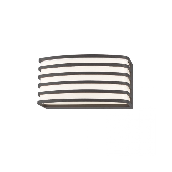 E275 OUTDOOR WALL LIGHT 1XE27 ALUMINIUM DARK BROWN IP54 Zambelis Lights