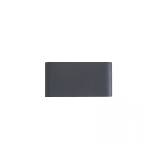E239 OUTDOOR SCONCE 2X6W 3000K ALUMINUM GRAPHITE IP65 Zambelis Lights