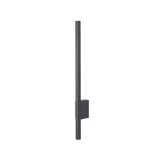 E287 OUTDOOR WALL LIGHT LED 12W 3000K ALUMINIUM GRAPHITE IP65 Zambelis Lights