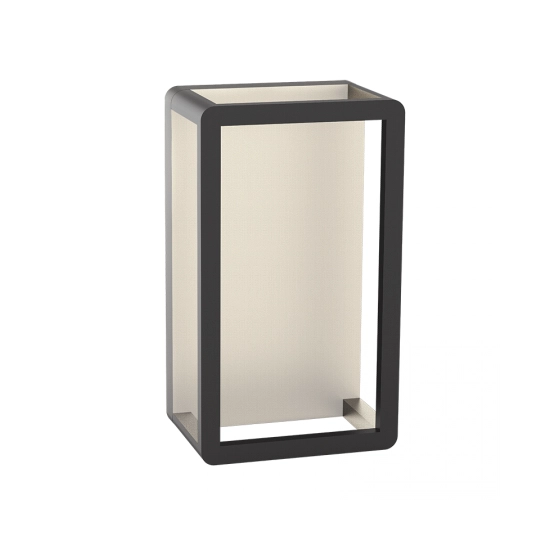 E336 OUTDOOR WALL LIGHT LED 8W 3000K ALUMINIUM GRAPHITE IP65 Zambelis Lights