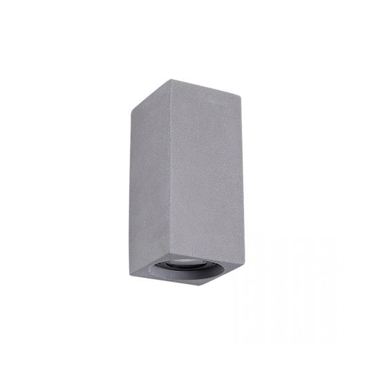 E254 OUTDOOR WALL LAMP 2X4W CEMENT LUMENS LED TRIAC DIMMER 3000K IP65 Zambelis Lights