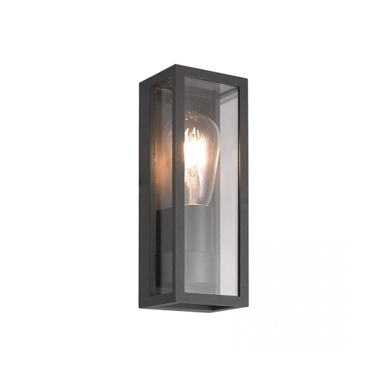 E201 OUTDOOR SCONCE 1XE27 BLACK IP65 Zambelis Lights