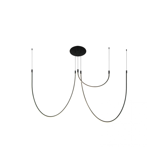 23051 CEILING LED LIGHT 46W 3000K ALUMINIUM-SILICON BLACK