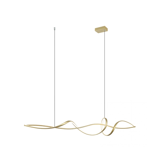 23108 PENDAN LED LIGHT 27W 3000K ALUMINIUM GOLD Zambelis Lights
