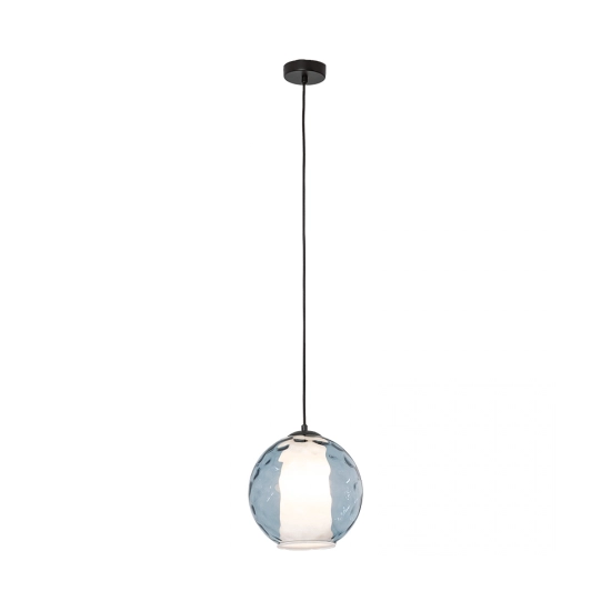 22034 PENDANT E27 MAX 40W GLASS BLUE Zambelis Lights