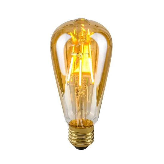 Żarówka retro LED E27 4W 2200K ST64 Amber LDS-ST64-A ST64 ITALUX - zdjęcie produktu