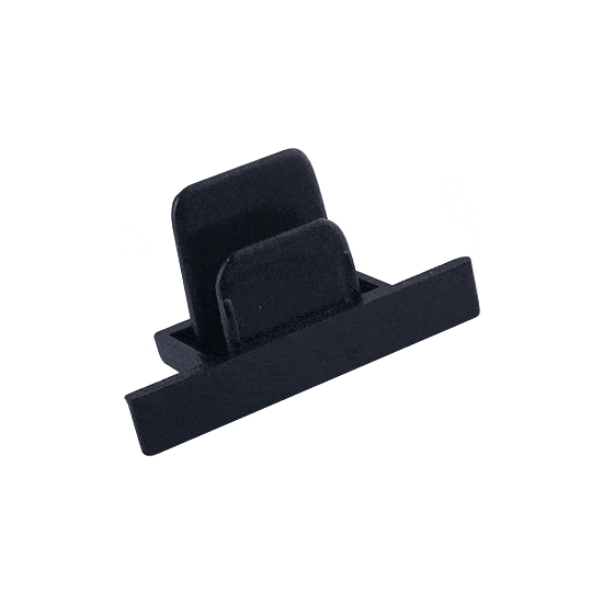 Zaślepka do szyny montażowej podtynkowej PROFILE RECESSED DEAD END CAP BLACK 8975 Nowodvorski - zdjęcie produktu