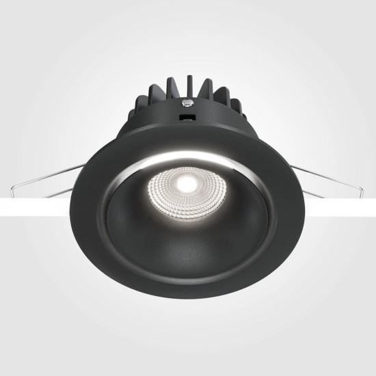 Lampa wpuszczana Yin 4000K 1x12W 60° Dim Triac DL031-L12W4K-D-B Maytoni - zdjęcie dodatkowe 1