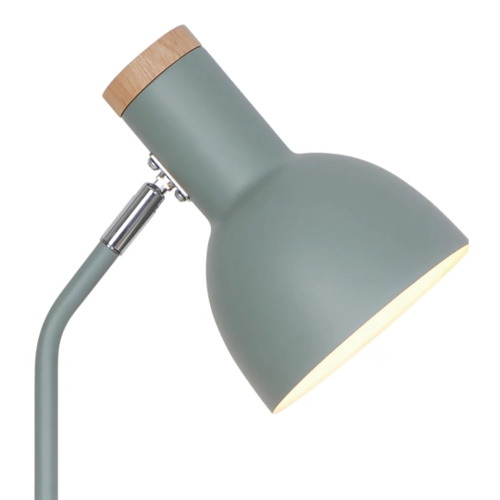 Zielona lampa biurkowa Devone wbudowany organizer 2512405023 Nordlux