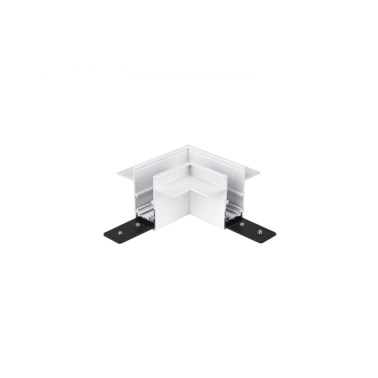 Alfa Złącze L do szyny magnetycznej jednofazowej Track Magnetic Corner90 + Flex Gips2 (white) AZ4682 AZZARDO