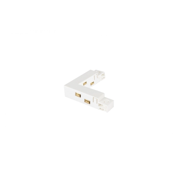 Alfa Złączka L do szyny magnetycznej jednofazowej Track Magnetic27 L Connector (white) AZ4720 AZZARDO