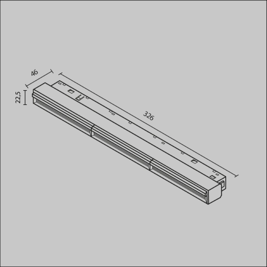 Lampa szynowa Parete Exility 3000K 18W 120° TR106-2-18W3K-B Maytoni - zdjęcie dodatkowe 6