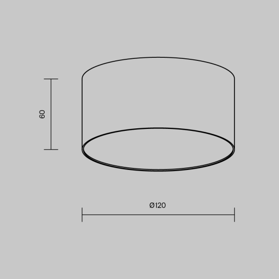 Lampa sufitowa Zon C032CL-12W3K-RD-B 12W-3000K-12cm Maytoni - zdjęcie dodatkowe 4