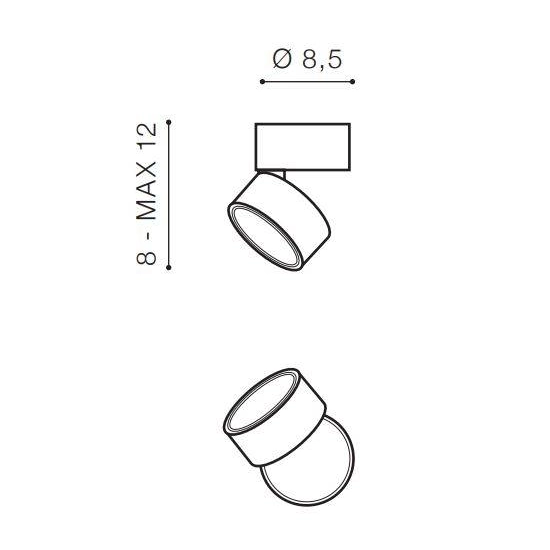 Plafon Mona 12W 4000K (white) AZ4540 AZZARDO