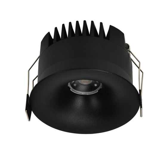 Oczko podtynkowe Zyra czarne LED CCT LP-1606/1RS BK LIGHT PRESTIGE