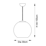 Lampa wisząca Boli 102930 ENDON - zdjęcie dodatkowe 8