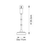 Lampa stołowa Burley Rechargeable 110458 ENDON - zdjęcie dodatkowe 6