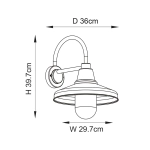 Lampa zewnętrzna Farmhouse 95899 ENDON - zdjęcie dodatkowe 7