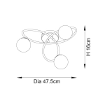 Lampa sufitowa Maye 97231 ENDON - zdjęcie dodatkowe 8