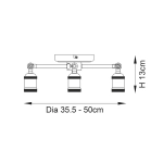 Lampa sufitowa Hal 97243 ENDON - zdjęcie dodatkowe 8