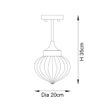 Lampa sufitowa Addington 97684 ENDON - zdjęcie dodatkowe 8