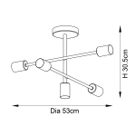 Lampa sufitowa Studio 98786 ENDON - zdjęcie dodatkowe 9