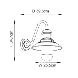 Lampa zewnętrzna Hereford 95980 ENDON - zdjęcie dodatkowe 1