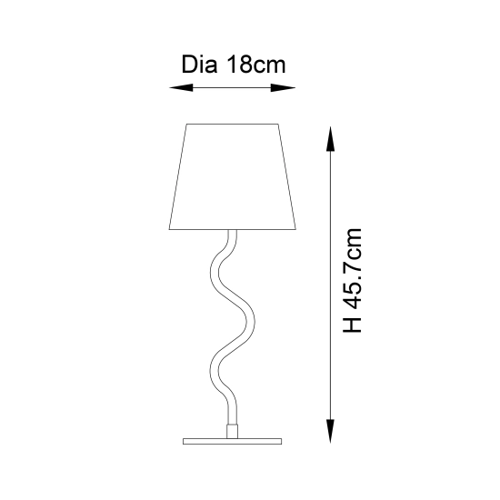 Lampa stołowa Wriggle 100958 ENDON - zdjęcie dodatkowe 9