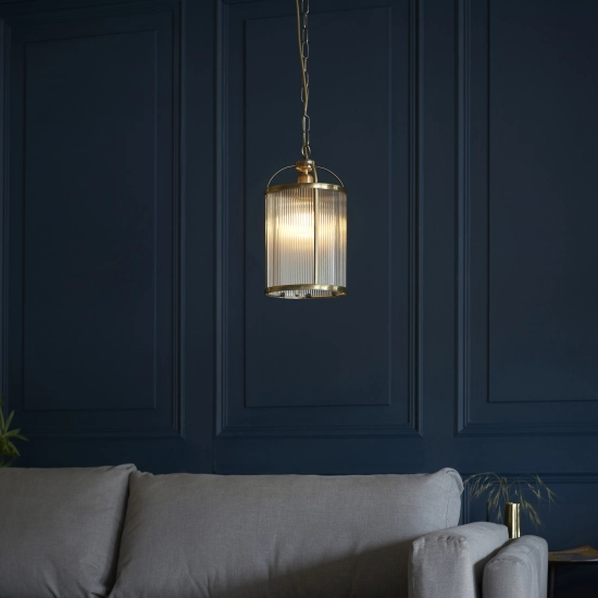 Lampa wisząca Lambeth Ribbed 106710 ENDON - zdjęcie dodatkowe 2
