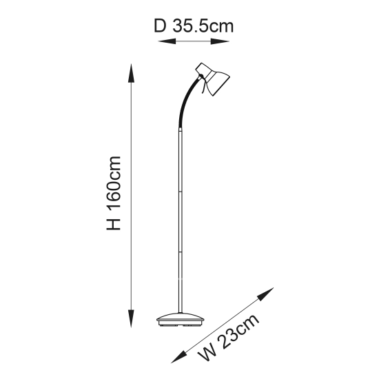 Lampa podłogowa Amalfi 106997 ENDON - zdjęcie dodatkowe 8