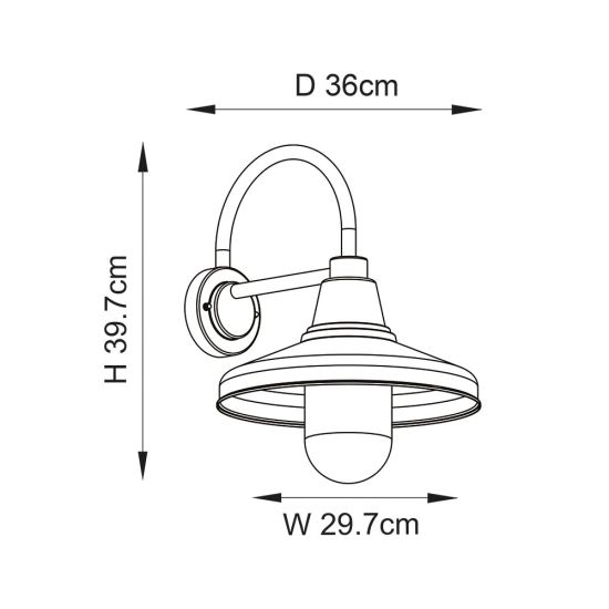 Lampa zewnętrzna Farmhouse 95899 ENDON - zdjęcie dodatkowe 7