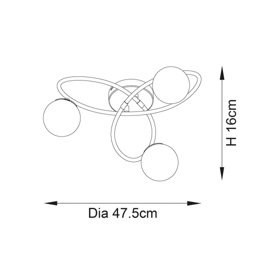 Lampa sufitowa Maye 97231 ENDON - zdjęcie dodatkowe 8