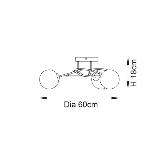 Lampa sufitowa Delos 97647 ENDON - zdjęcie dodatkowe 9