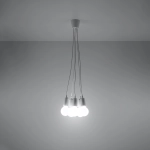 Lampa wisząca DIEGO 5 biała SL.0571 SOLLUX LIGHTING