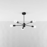 Żyrandol LANGO 5 czarny SL.1022 SOLLUX LIGHTING