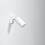 Kinkiet RING biały z włącznikiem SL.1024 SOLLUX LIGHTING