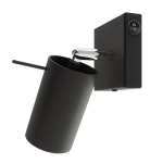 Kinkiet RING czarny z włącznikiem SL.1049 SOLLUX LIGHTING