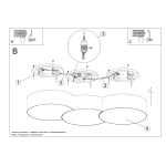 Plafon CIRCLE 3A biały SL.1051 SOLLUX LIGHTING