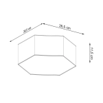 Plafon SUNDE 11 biały SL.1056 SOLLUX LIGHTING