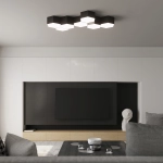 Plafon SUNDE 15 czarny SL.1061 SOLLUX LIGHTING