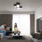 Plafon SUNDE 15 czarny SL.1061 SOLLUX LIGHTING