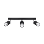 Plafon NERO 3 czarny/chrom SL.1066 SOLLUX LIGHTING