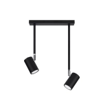 Plafon NORANO 2 czarny SL.1075 SOLLUX LIGHTING