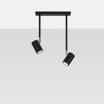 Plafon NORANO 2 czarny SL.1075 SOLLUX LIGHTING