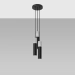Lampa wisząca BORGIO 3P czarny SL.1081 SOLLUX LIGHTING